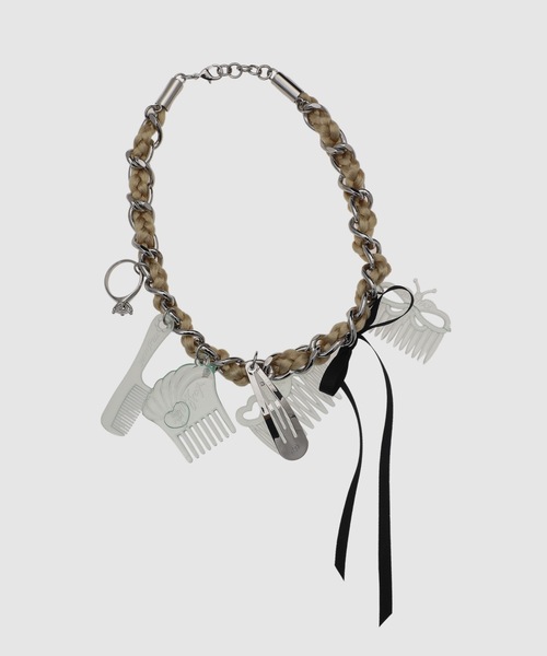 D'heygere(ディヘラ)の「Hairdo Necklace(ネックレス・レディース・シルバー・ONE SIZE)」の1枚目の写真