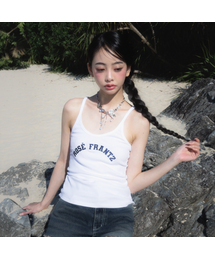 Round Patch Sleeveless [White]