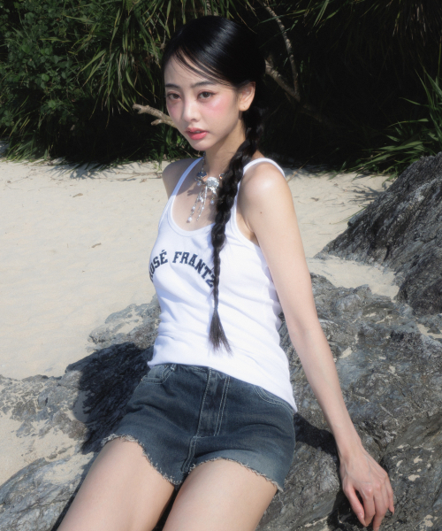 ROSEFRANTZ（ロゼフランツ）の「Round Patch Sleeveless [White]（Tシャツ/カットソー・レディース・ホワイト・OS）」の5枚目の写真