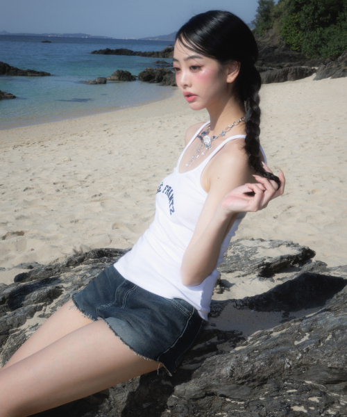 ROSEFRANTZ（ロゼフランツ）の「Round Patch Sleeveless [White]（Tシャツ/カットソー・レディース・ホワイト・OS）」の8枚目の写真