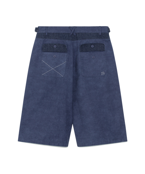 THECOLDESTMOMENT（ザコールデストモーメント）の「TCM pin stripe stitch half pants (blue)（その他パンツ・レディース・その他・SMALL/MEDIUM/LARGE）」の7枚目の写真