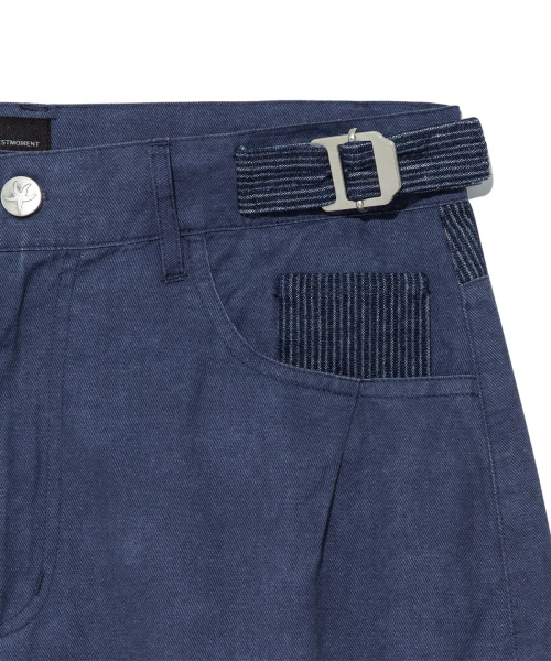 THECOLDESTMOMENT（ザコールデストモーメント）の「TCM pin stripe stitch half pants (blue)（その他パンツ・レディース・その他・SMALL/MEDIUM/LARGE）」の8枚目の写真