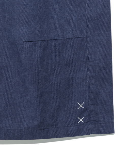THECOLDESTMOMENT（ザコールデストモーメント）の「TCM pin stripe stitch half pants (blue)（その他パンツ・レディース・その他・SMALL/MEDIUM/LARGE）」の2枚目の写真