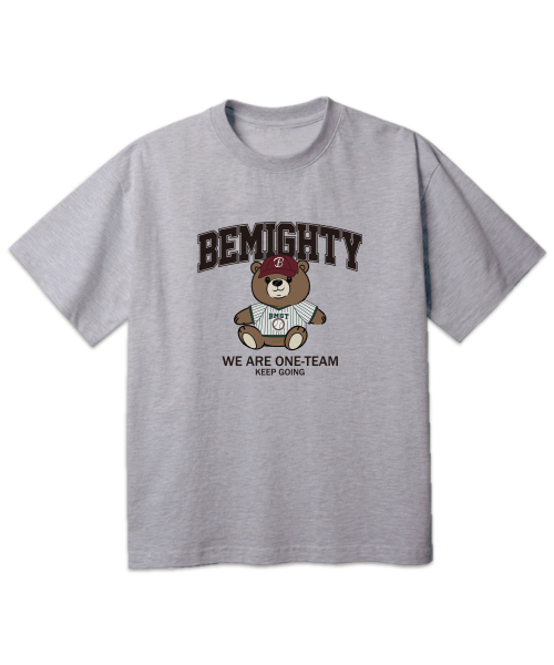 BEMIGHTY（ビーマイティー）の「チアアップベア オーバーサイズ 半袖Tシャツ [ネイビー]（Tシャツ/カットソー・メンズ・その他・LARGE/X-LARGE/XX-LARGE）」の4枚目の写真