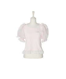 Melty ribbon puff tops