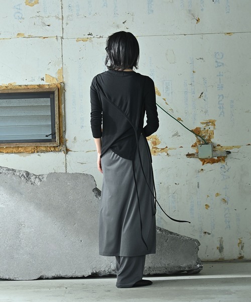 funda mine(ファンダマイン)の「デフォームトップス(Tシャツ/カットソー・レディース・ブラック・FREE)」の3枚目の写真