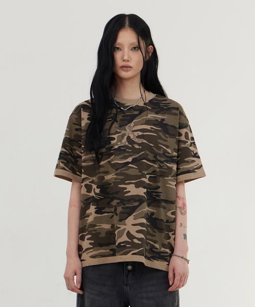 TONY LAWRENCE(トニーローレンス)の「カモグラフィック半袖Tシャツ(Tシャツ/カットソー・メンズ・その他・1/2)」の1枚目の写真