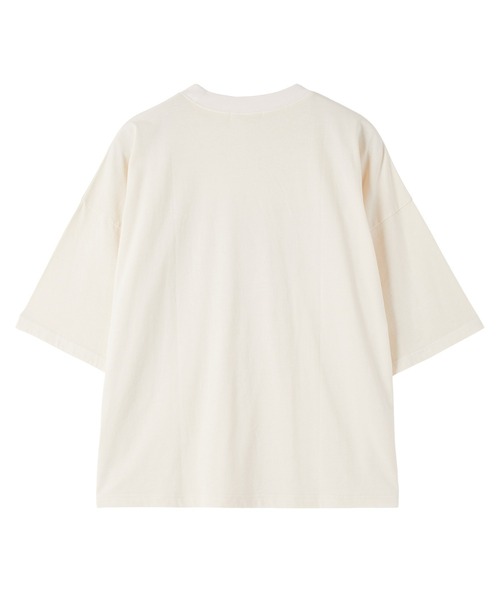 MILKFED.(ミルクフェド)の「LACE S/S TOP(Tシャツ/カットソー・レディース・オフホワイト/グレー/ブラック・ONE SIZE)」の10枚目の写真