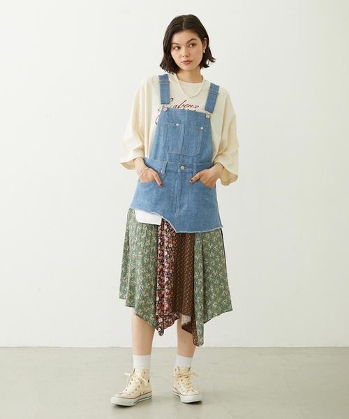 MILKFED.(ミルクフェド)の「LACE S/S TOP(Tシャツ/カットソー・レディース・オフホワイト/グレー/ブラック・ONE SIZE)」の8枚目の写真