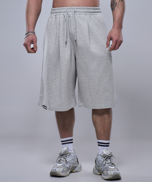 PHYSICAL GARMENTS（フィジカルガーメンツ）の「P2420 デイリー ワイド ショートパンツ [2 COLOR]（その他パンツ・メンズ・ブラック/グレー・XX-LARGE/LARGE）」の5枚目の写真