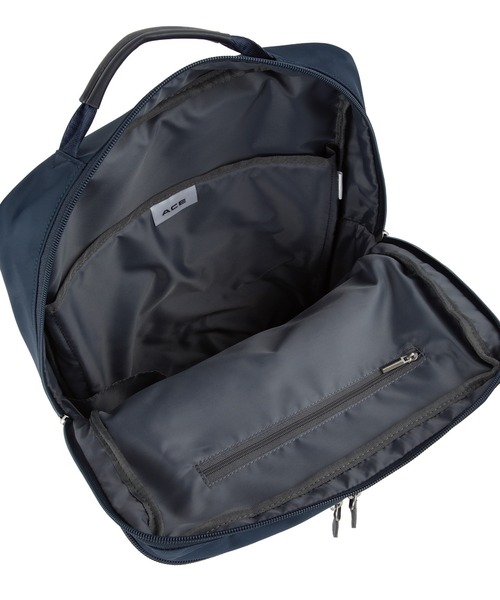 ACE（エース）の「WRT-505 リュック A4 14.0インチPC セットアップ機能 16L 20252（バックパック/リュック・レディース・ブラック/ネイビー/チャコール・FREE）」の9枚目の写真