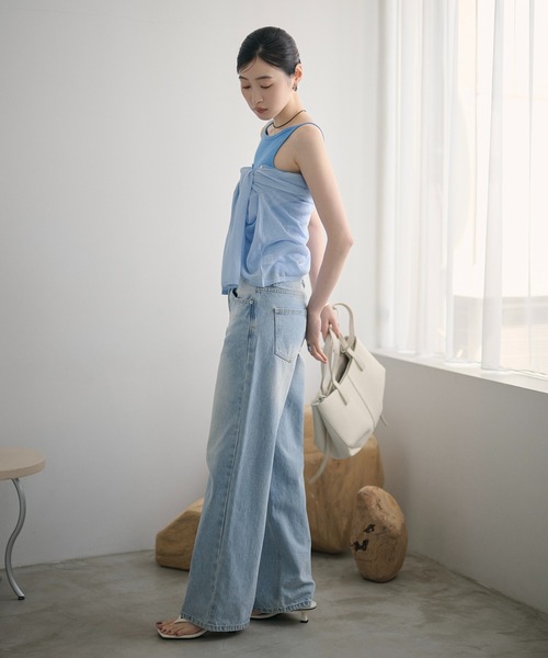LAULEN(ローレン)の「sheer v neck cardigan /シアーVネックカーディガン(カーディガン/ボレロ・レディース・レッド/オレンジ/ブルー/ピンク/グリーン・FREE)」の18枚目の写真