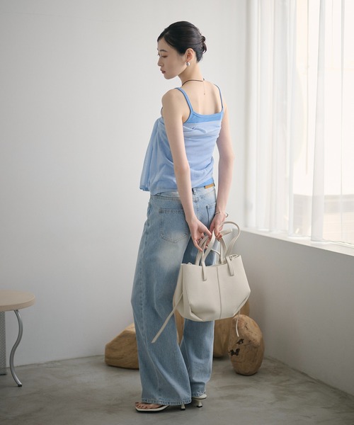 LAULEN(ローレン)の「sheer v neck cardigan /シアーVネックカーディガン(カーディガン/ボレロ・レディース・レッド/オレンジ/ブルー/ピンク/グリーン・FREE)」の17枚目の写真