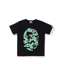 GLOW IN THE DARK CAMO BIG APE HEAD TEE