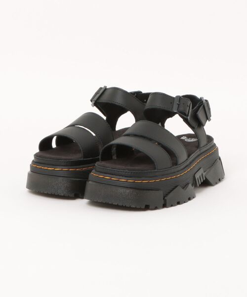 【2度使用】ドクターマーチン MATTISON 黒 UK3 美品 箱,タグ付き Dr.Martens】ドクターマーチン MATTISON 2（マティソン2）ストラップ