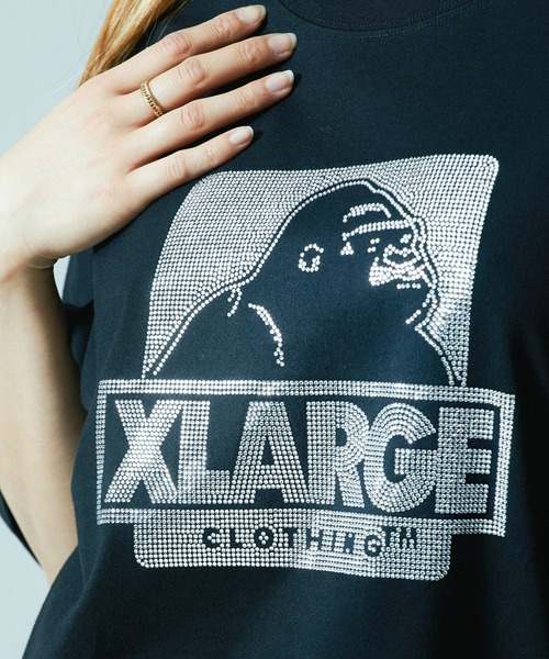 XLARGE(エクストララージ)の「【WEB限定】RHINESTONE OG S/S TEE(Tシャツ/カットソー・メンズ・ブラック/ホワイト・XS/S/M/L/XL/XXL)」の14枚目の写真