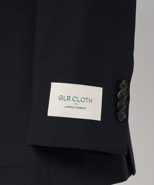 green label relaxing（グリーンレーベルリラクシング）の「GLR CLOTH サマートロピカル 2B RG 2P ジャケット -通気性-（テーラードジャケット・メンズ・ネイビー/ダークブラウン・XL/M/S/L）」の12枚目の写真