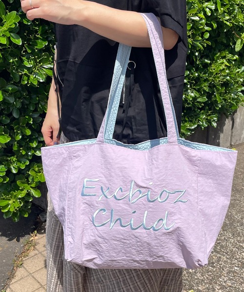 CRB(シーアールビー)の「ロゴリバーシブルトートバッグ(トートバッグ・レディース・ピンク/レッド/アイボリー/パープル・F)」の14枚目の写真