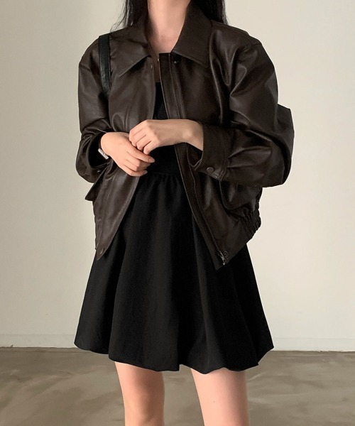 Miniministore（ミニミニストア）の「バルーンキャミワンピース韓国風ミニワンピ（ワンピース・レディース・ブラック/ホワイト・FREE）」の22枚目の写真