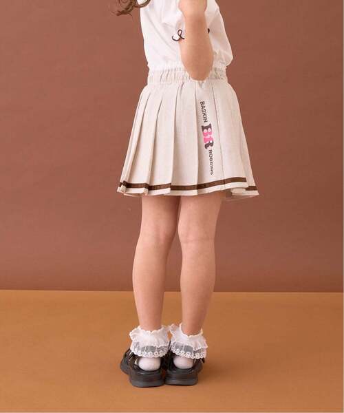 Lycee mine（リセマイン）の「【サーティワン アイスクリーム】プリーツスカート(インパン付)（スカート・キッズ・ピンク/サックスブルー/モカ・130cm/100cm/120cm/110cm/90cm/140cm）」の2枚目の写真