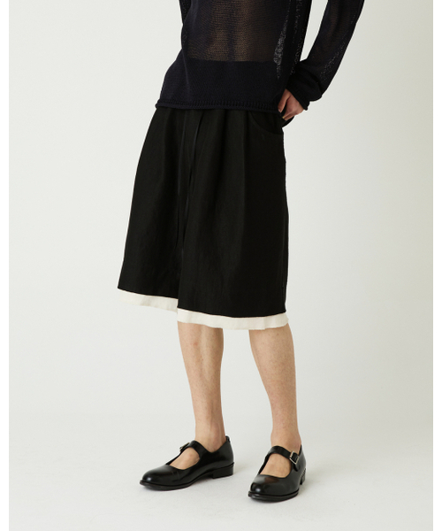 THEENDQUESTION(ジエンドクエスチョン)の「Linen blend half pants / BLACK(その他パンツ・レディース・その他・1/2)」の10枚目の写真
