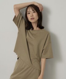 【きれいめTシャツ/セットアップ可】ヴィンテージライクプルオーバー