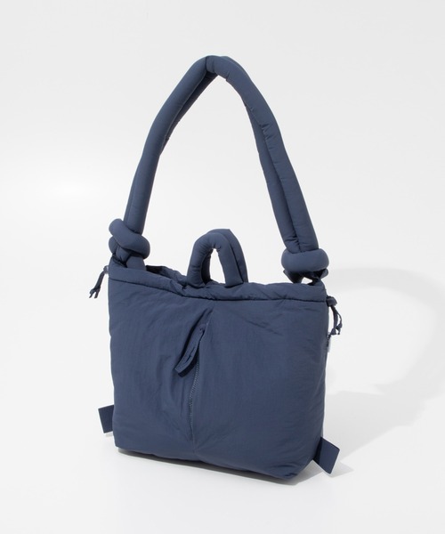 OLEND(オレンド)の「OLEND / オレンド ONE SOFT BAG キルティング 3WAY トートバッグ / バックパック(トートバッグ・レディース・ネイビー/セージグリーン/コーラル/ベージュ・FREE)」の3枚目の写真