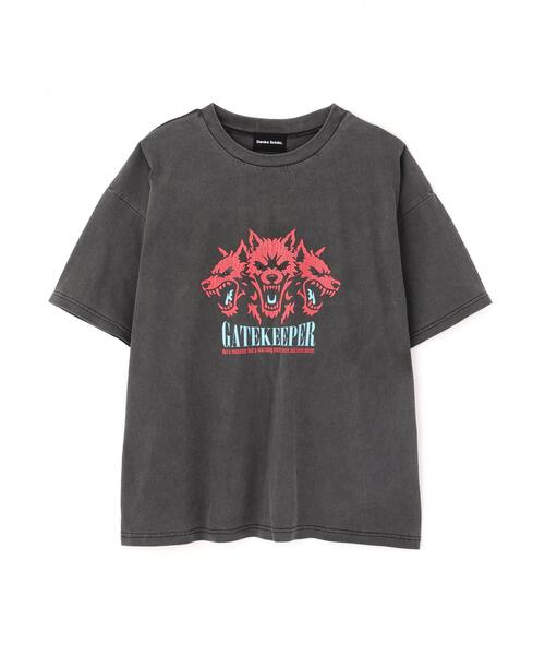 DANKE SCHON(ダンケシェーン)の「【WEB&DEPOT限定】DankeSchon/ダンケシェーン/SST CERBERUS(Tシャツ/カットソー・レディース・ブラック・M/L)」の1枚目の写真