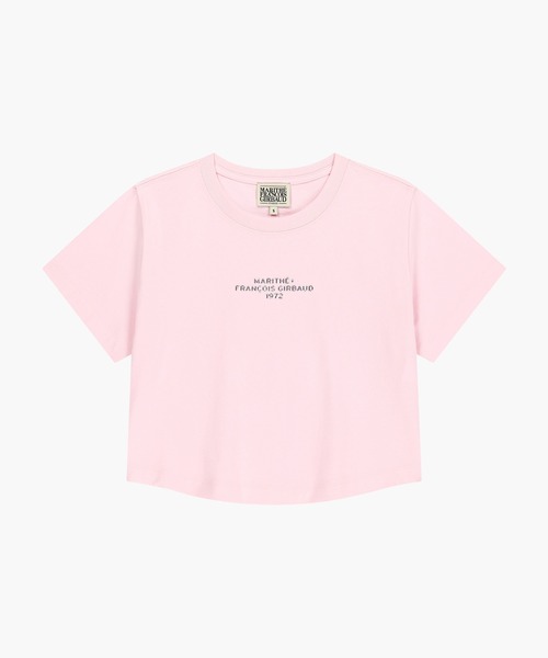 MARITHE + FRANCOIS GIRBAUD(マリテフランソワジルボー)の「W SILVER LETTERING CROP TEE(Tシャツ/カットソー・レディース・ピンク/アイボリー/チャコール・SMALL/MEDIUM)」の17枚目の写真