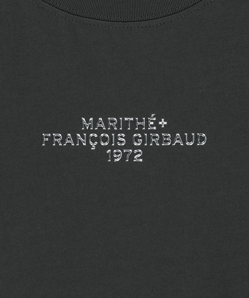 MARITHE + FRANCOIS GIRBAUD(マリテフランソワジルボー)の「W SILVER LETTERING CROP TEE(Tシャツ/カットソー・レディース・ピンク/アイボリー/チャコール・SMALL/MEDIUM)」の11枚目の写真