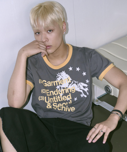 UNTITLED SEOUL（アンタイトル ソウル）の「アーカイブユニコーンリングクロップ半袖チャコール（Tシャツ/カットソー・レディース・その他・MEDIUM/LARGE）」の2枚目の写真