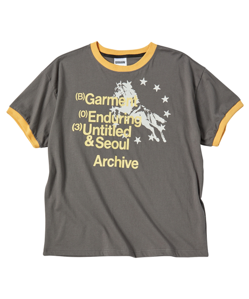 UNTITLED SEOUL（アンタイトル ソウル）の「アーカイブユニコーンリングクロップ半袖チャコール（Tシャツ/カットソー・レディース・その他・MEDIUM/LARGE）」の3枚目の写真