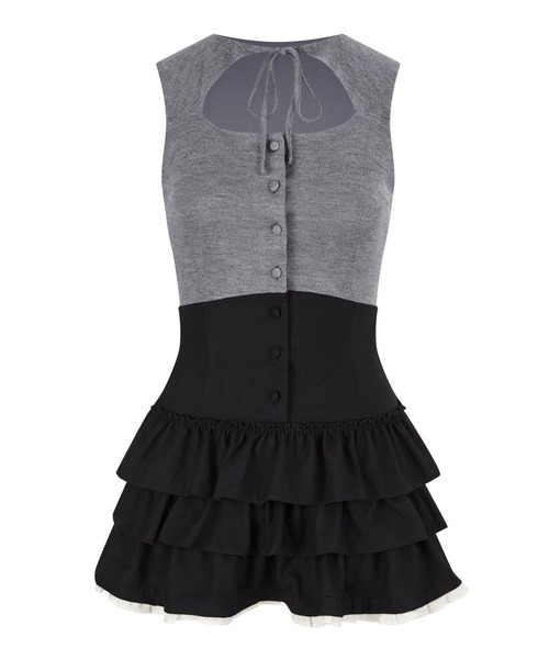 ワンピース andwang Elegance ribbon dress セール】Elegance Ribbon Dress（ワンピース）｜andwang（アンドワン