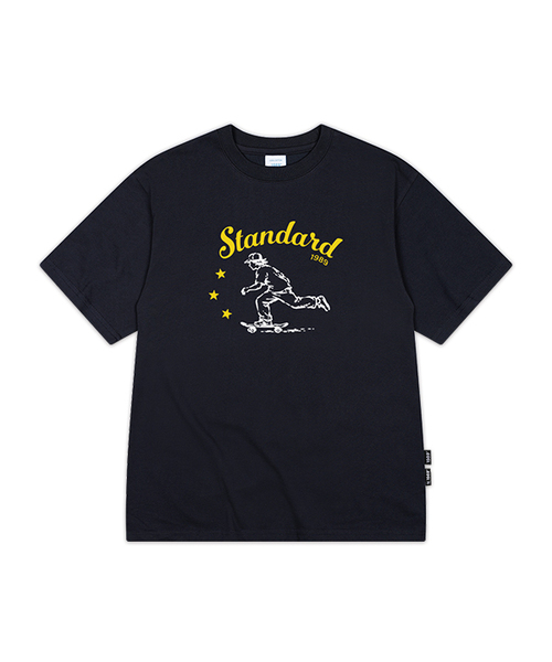 1989STANDARD（1989スタンダード）の「1989 SUBCULTURE クールコットンオーバーサイズ半袖 (SISSTD-0264)（Tシャツ/カットソー・メンズ・ネイビー/ライトグレー/ホワイト/ブラック・LARGE/MEDIUM/X-LARGE）」の4枚目の写真