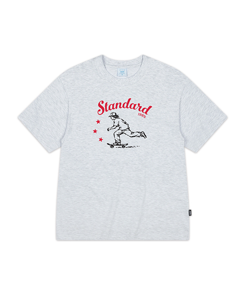 1989STANDARD（1989スタンダード）の「1989 SUBCULTURE クールコットンオーバーサイズ半袖 (SISSTD-0264)（Tシャツ/カットソー・メンズ・ネイビー/ライトグレー/ホワイト/ブラック・LARGE/MEDIUM/X-LARGE）」の3枚目の写真