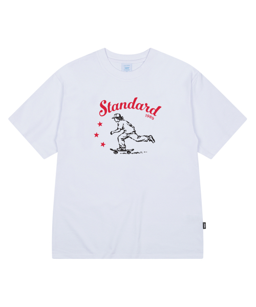 1989STANDARD（1989スタンダード）の「1989 SUBCULTURE クールコットンオーバーサイズ半袖 (SISSTD-0264)（Tシャツ/カットソー・メンズ・ネイビー/ライトグレー/ホワイト/ブラック・LARGE/MEDIUM/X-LARGE）」の6枚目の写真