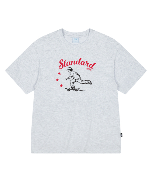 1989STANDARD（1989スタンダード）の「1989 SUBCULTURE クールコットンオーバーサイズ半袖 (SISSTD-0264)（Tシャツ/カットソー・メンズ・ネイビー/ライトグレー/ホワイト/ブラック・LARGE/MEDIUM/X-LARGE）」の7枚目の写真