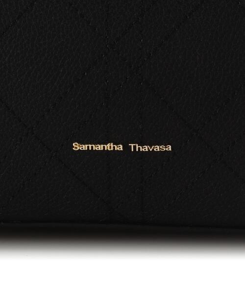Samantha Thavasa（サマンサタバサ）の「ステッチデザインスプリットレザーハンドバッグ（ハンドバッグ・レディース・ブラック/オフホワイト・FREE）」の7枚目の写真