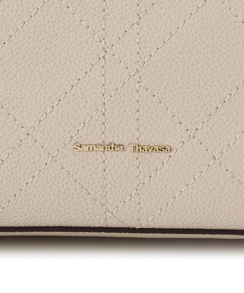 Samantha Thavasa（サマンサタバサ）の「ステッチデザインスプリットレザーハンドバッグ（ハンドバッグ・レディース・ブラック/オフホワイト・FREE）」の13枚目の写真