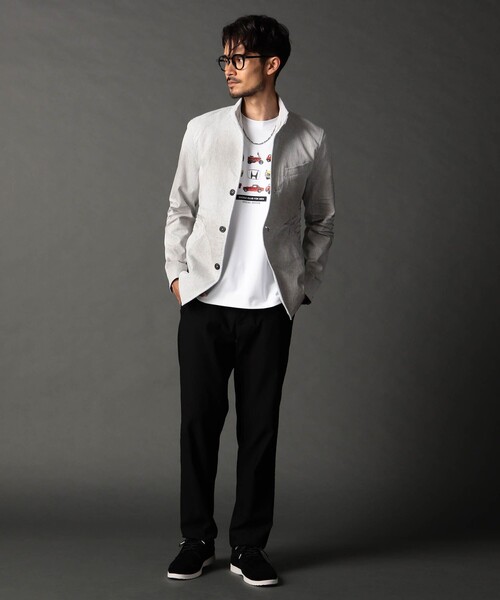 NICOLE CLUB FOR MEN（ニコルクラブフォーメン）の「ガムストレッチカルゼイージーパンツ（その他パンツ・メンズ・グレー/ライトグレー/ブラック・X-LARGE/LARGE/MEDIUM/SMALL）」の20枚目の写真