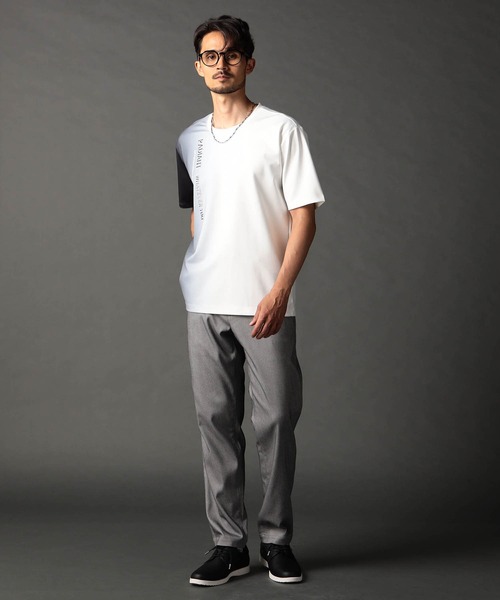 NICOLE CLUB FOR MEN（ニコルクラブフォーメン）の「ガムストレッチカルゼイージーパンツ（その他パンツ・メンズ・グレー/ライトグレー/ブラック・X-LARGE/LARGE/MEDIUM/SMALL）」の16枚目の写真