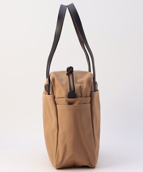 FILSON（フィルソン）の「FILSON/フィルソン Rugged Twill Zipper Tote Bag/ラグドツイル ジッパー トートバッグ（トートバッグ・メンズ・オリーブ/ブラウン・ONE SIZE）」の3枚目の写真