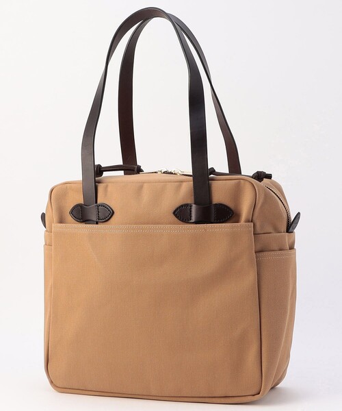 FILSON（フィルソン）の「FILSON/フィルソン Rugged Twill Zipper Tote Bag/ラグドツイル ジッパー トートバッグ（トートバッグ・メンズ・オリーブ/ブラウン・ONE SIZE）」の4枚目の写真