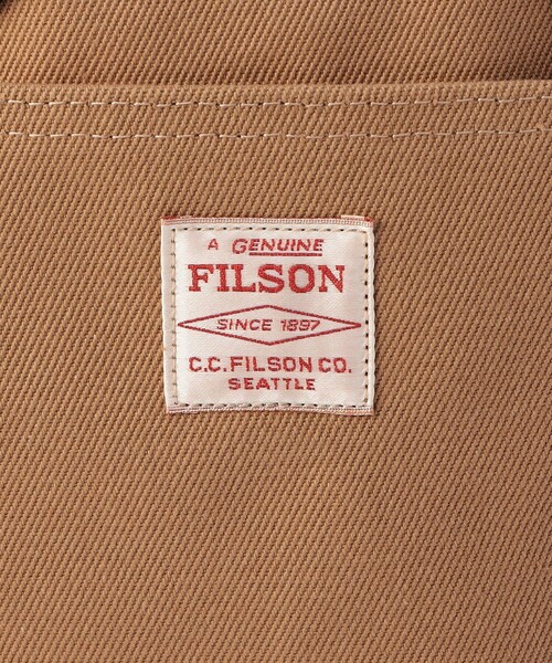 FILSON（フィルソン）の「FILSON/フィルソン Rugged Twill Zipper Tote Bag/ラグドツイル ジッパー トートバッグ（トートバッグ・メンズ・オリーブ/ブラウン・ONE SIZE）」の7枚目の写真