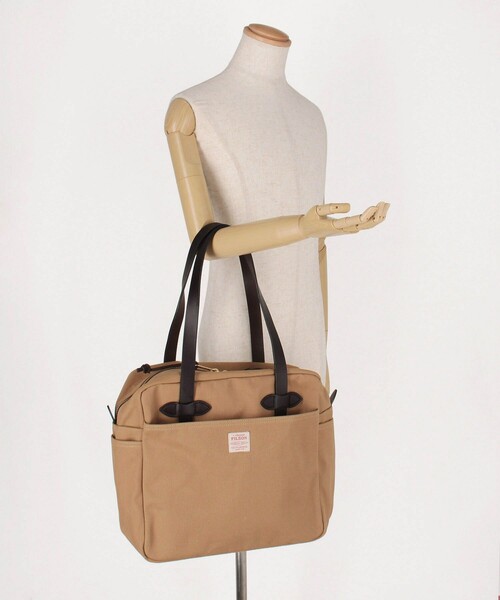 FILSON（フィルソン）の「FILSON/フィルソン Rugged Twill Zipper Tote Bag/ラグドツイル ジッパー トートバッグ（トートバッグ・メンズ・オリーブ/ブラウン・ONE SIZE）」の12枚目の写真