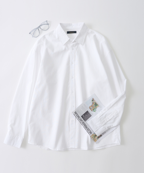 ANALOG MOOD(アナログムード)の「コットンブリーズリネンシャツ (ホワイト)(シャツ/ブラウス・メンズ・その他・MEDIUM/LARGE)」の1枚目の写真