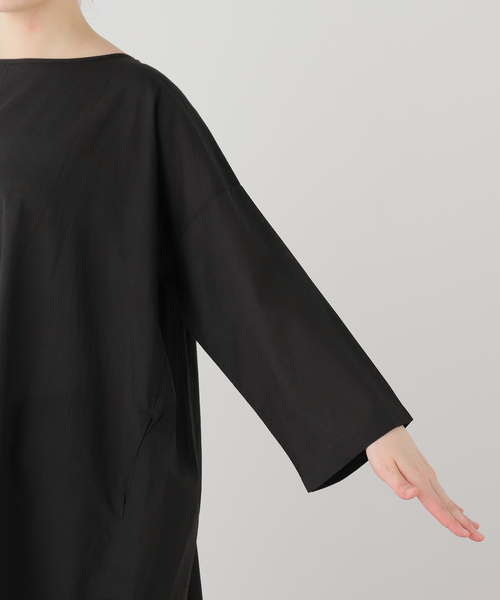 JOURNAL STANDARD LUXE(ジャーナルスタンダード ラックス)の「【SOIL】60s CAMBRIC SIDE GATHERED DRESS(ワンピース・レディース・ブラック/カーキ・2)」の11枚目の写真