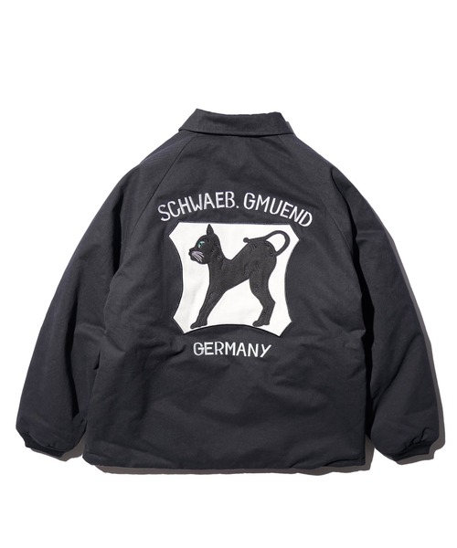 THRIFTY LOOK(スリフティールック)の「THRIFTY LOOK / スリフティールック GERMANY SOUVENIR PADDED JACKET ジャーマニー スーベニア パデッドジャケット(ブルゾン・メンズ・ブラック系その他2/ブラック系その他/ブラック・SMALL/MEDIUM/LARGE)」の3枚目の写真