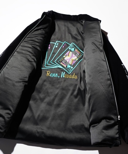 THRIFTY LOOK(スリフティールック)の「THRIFTY LOOK / スリフティールック GERMANY SOUVENIR PADDED JACKET ジャーマニー スーベニア パデッドジャケット(ブルゾン・メンズ・ブラック系その他2/ブラック系その他/ブラック・SMALL/MEDIUM/LARGE)」の11枚目の写真