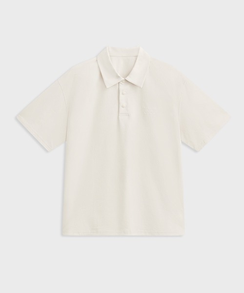 MODE COMMUTER(モードコミューター)の「Short Sleeve Woven Polo Shirt(シャツ/ブラウス・メンズ・ベージュ・MEDIUM/LARGE)」の15枚目の写真